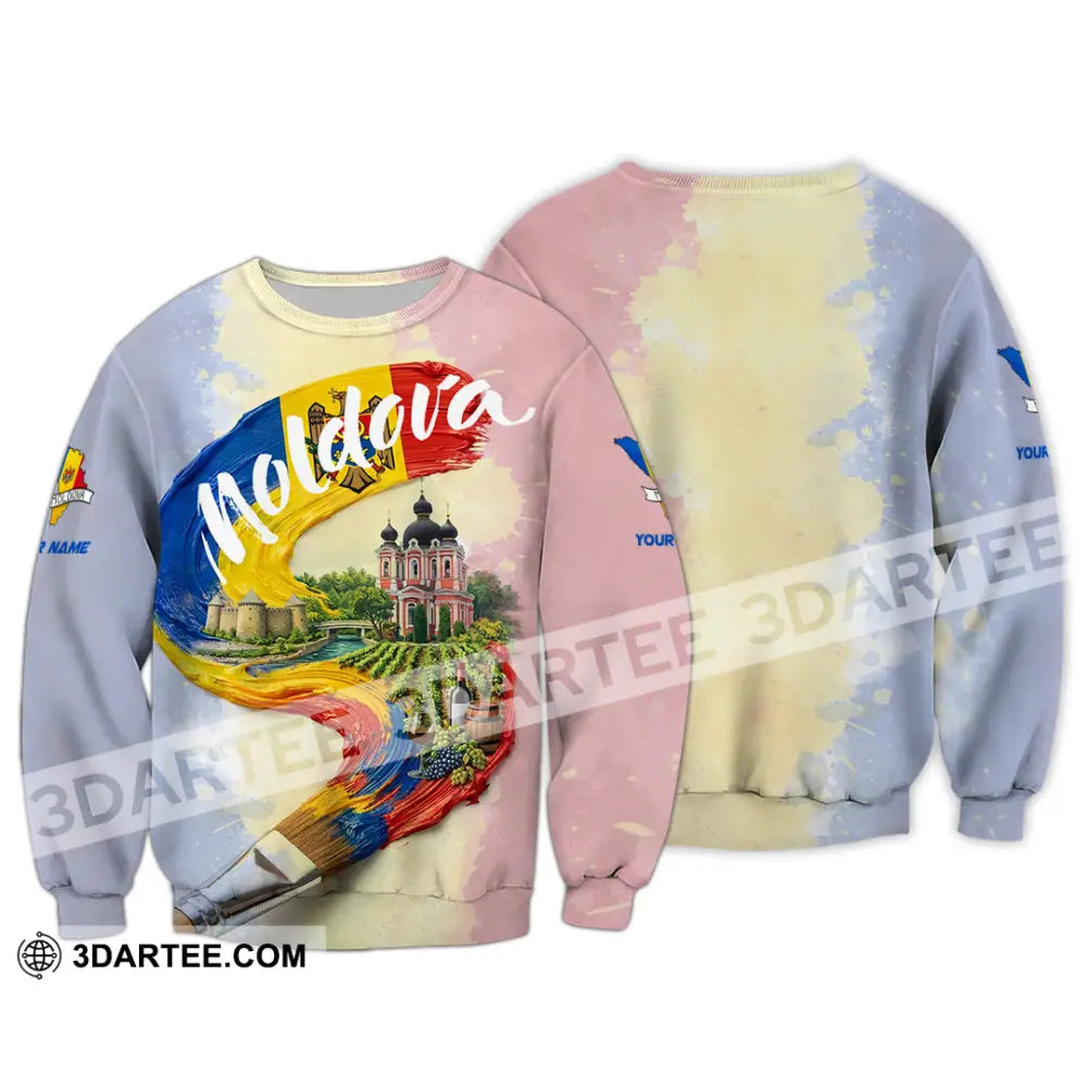 Unisex Shirt - Custom Moldova Shirt - Long Sleeve / S - T-shirt