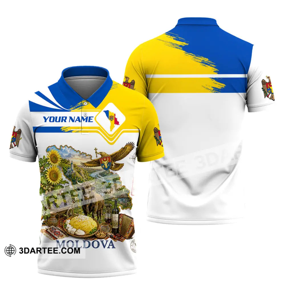 Unisex Shirt - Custom Moldova Shirt - Polo Shirt / S - T-shirt