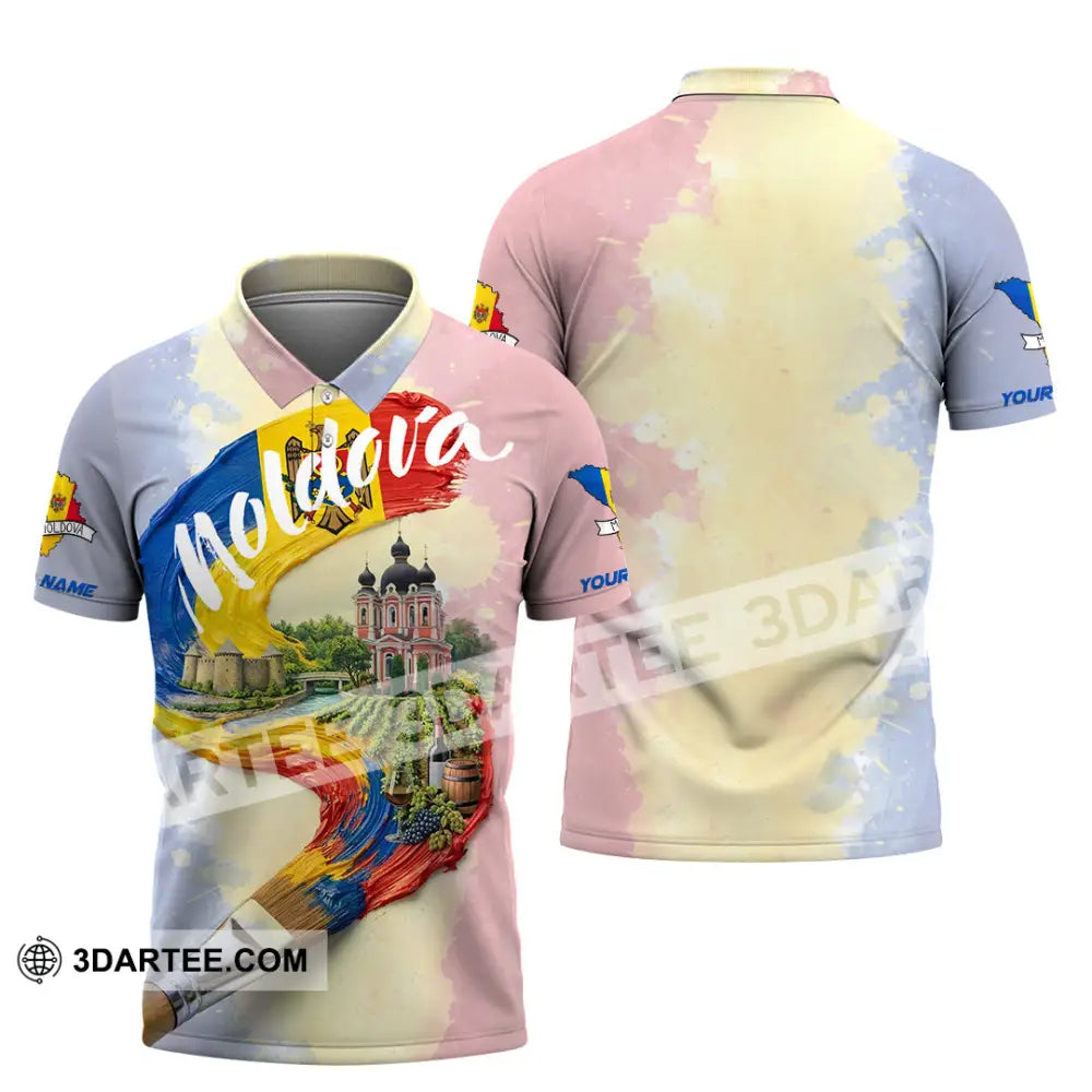 Unisex Shirt - Custom Moldova Shirt - Polo Shirt / S - T-shirt