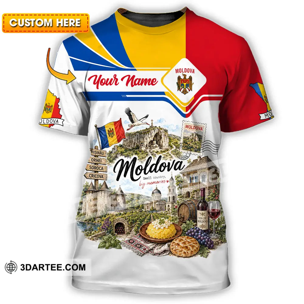 Unisex Shirt - Custom Moldova Shirt - T-shirt