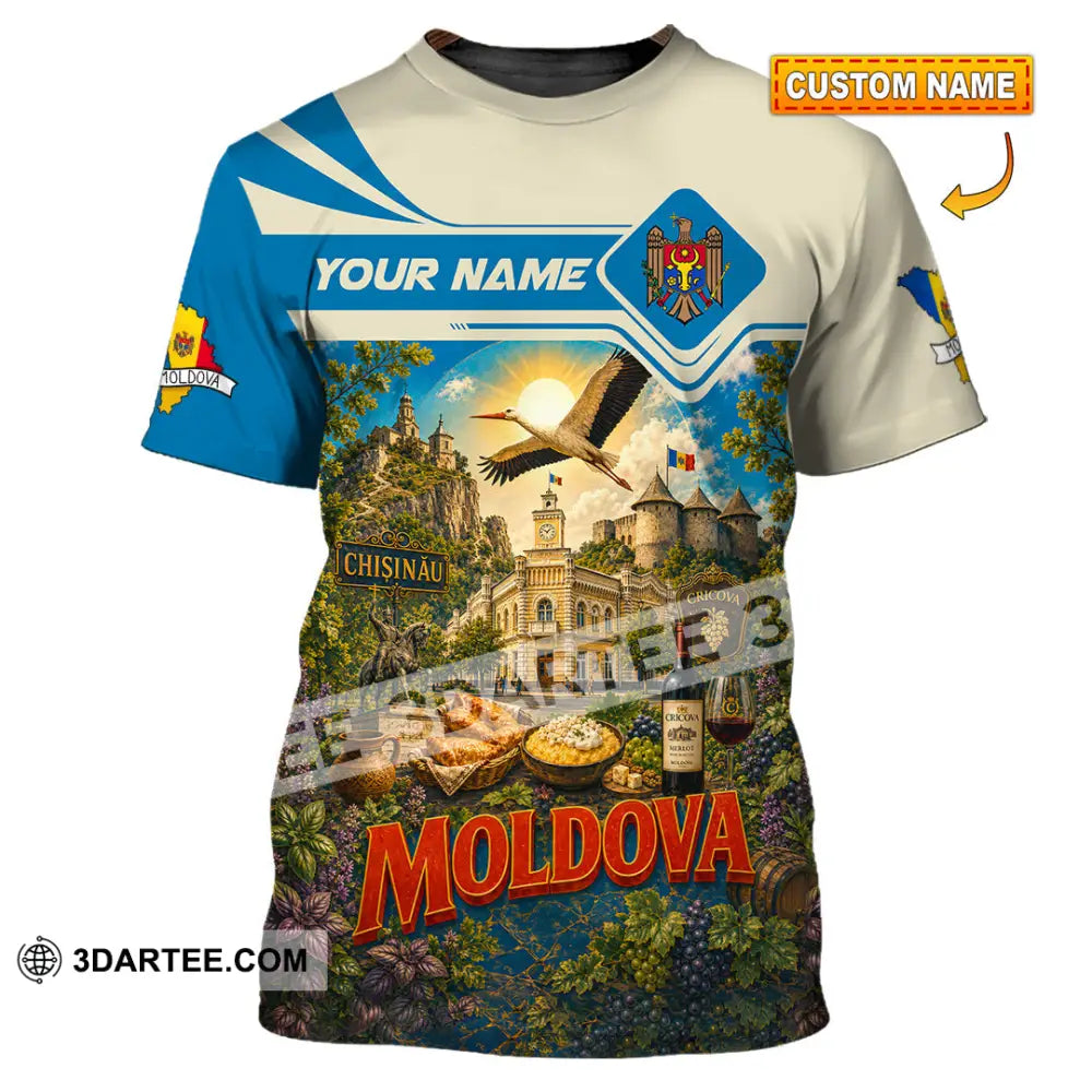 Unisex Shirt - Custom Moldova Shirt - T-shirt