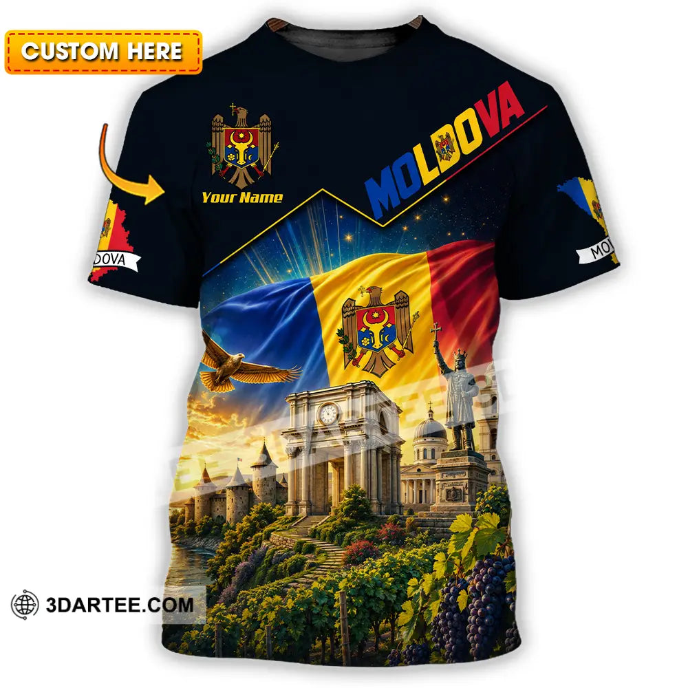 Unisex Shirt - Custom Moldova Shirt - T-shirt