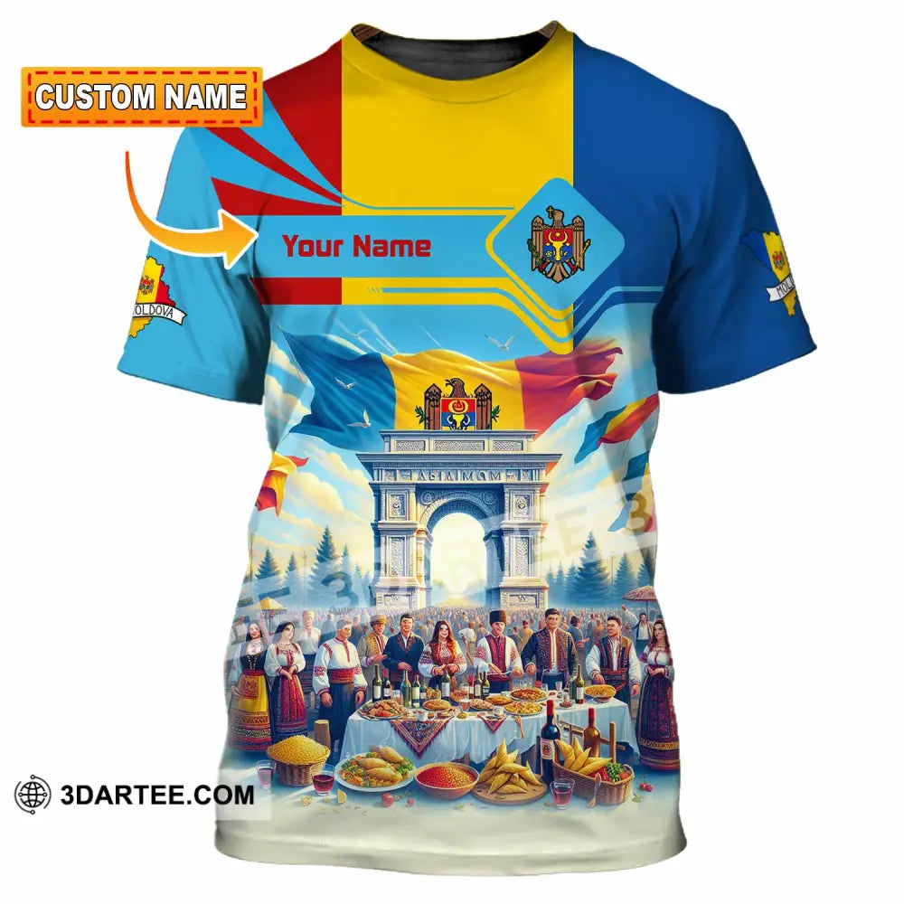 Unisex Shirt - Custom Moldova Shirt - T-shirt