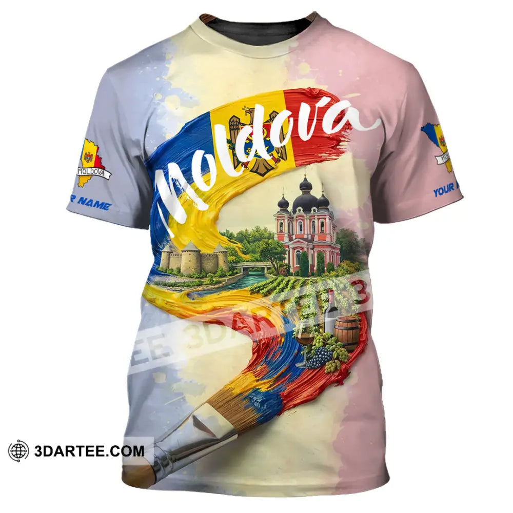 Unisex Shirt - Custom Moldova Shirt - T-Shirt / S - T-shirt