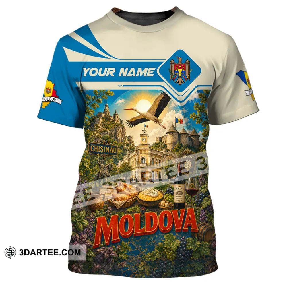 Unisex Shirt - Custom Moldova Shirt - T-Shirt / S - T-shirt