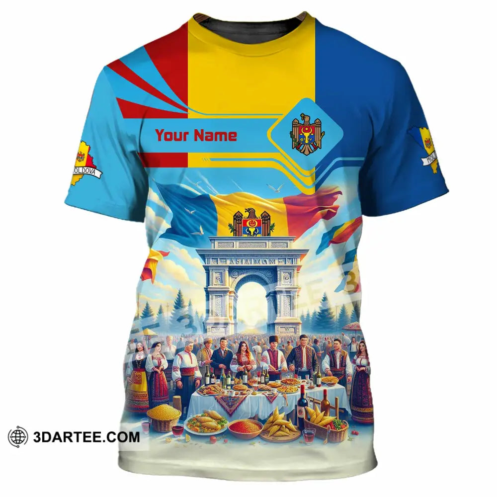 Unisex Shirt - Custom Moldova Shirt - T-Shirt / S - T-shirt