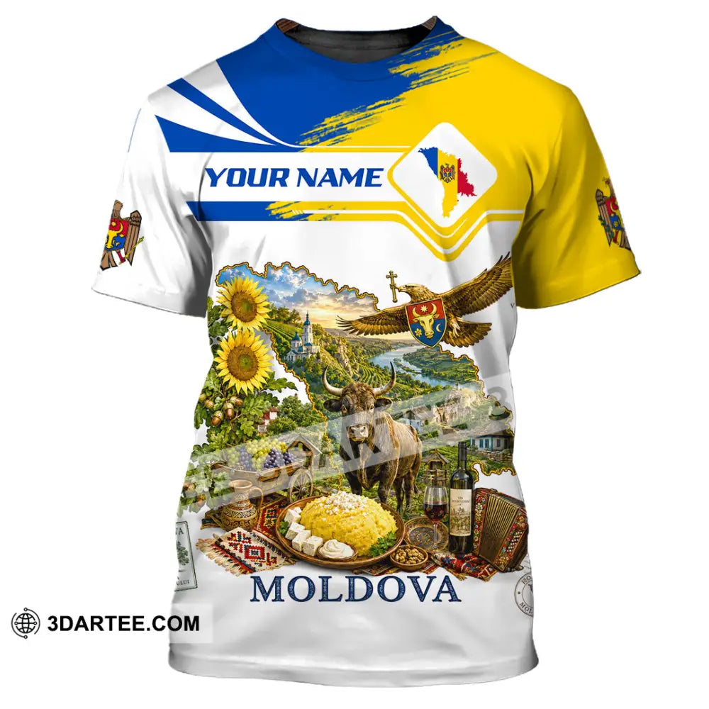 Unisex Shirt - Custom Moldova Shirt - T-Shirt / S - T-shirt