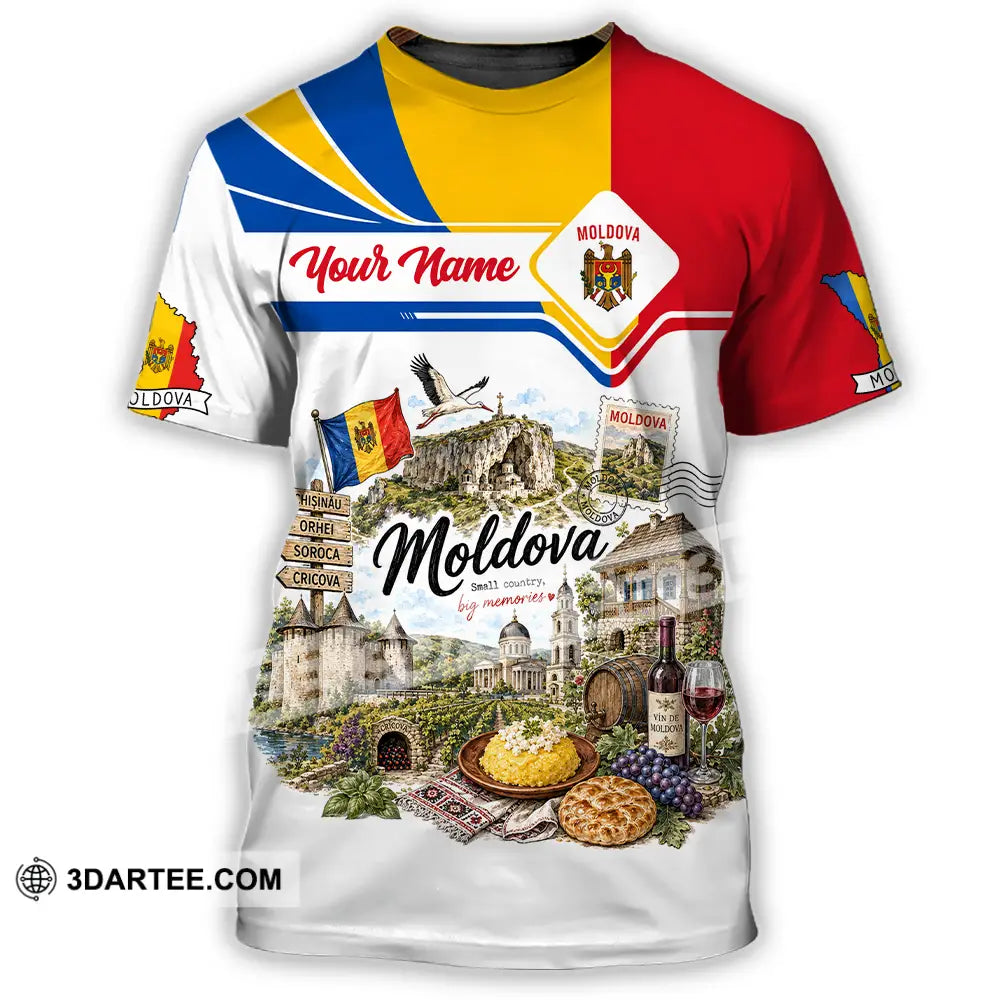 Unisex Shirt - Custom Moldova Shirt - T-Shirt / S - T-shirt
