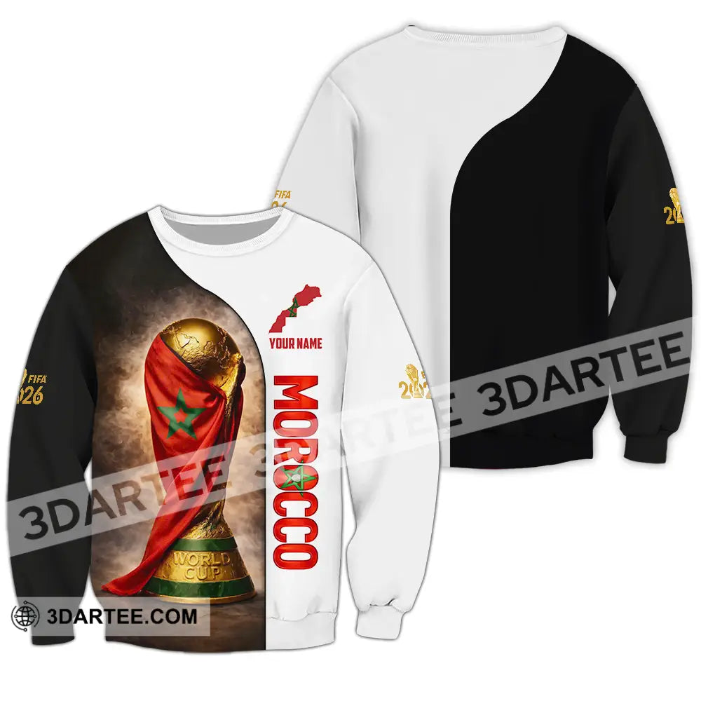 Unisex Shirt - Custom Morocco 3D Shirt Long Sleeve / S T-shirt