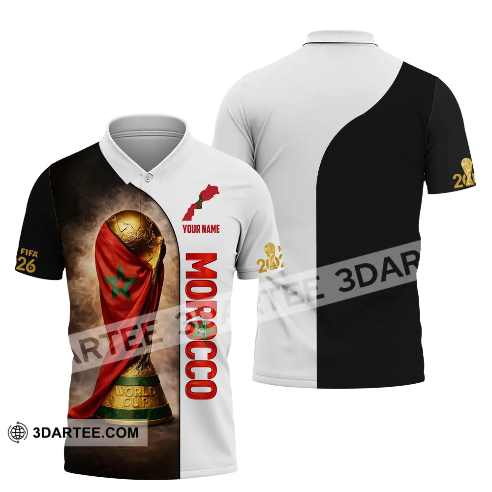 Unisex Shirt - Custom Morocco 3D Shirt Polo Shirt / S T-shirt