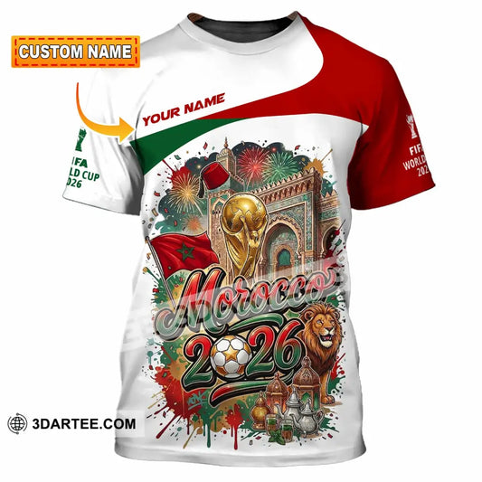 Unisex Shirt - Custom Morocco World Cup 2026 Shirt - T-shirt