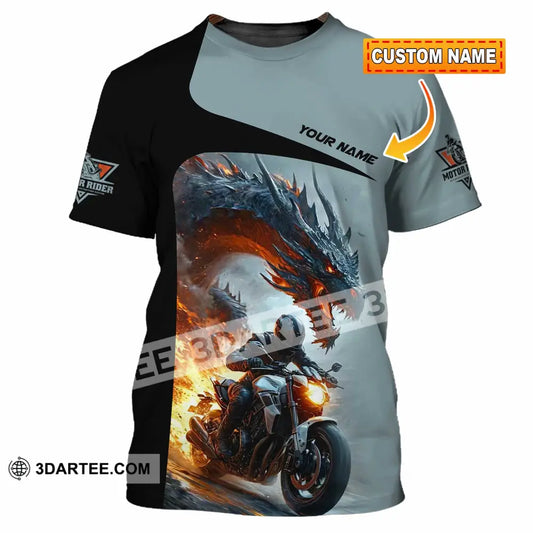 Unisex Shirt Custom Moto Rider Shirt T shirt