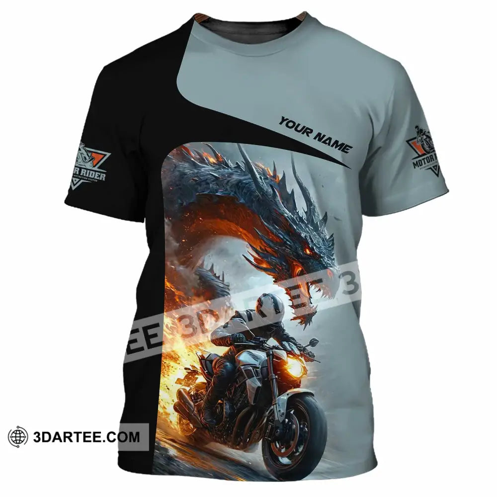 Unisex Shirt Custom Moto Rider Shirt T Shirt / S T shirt
