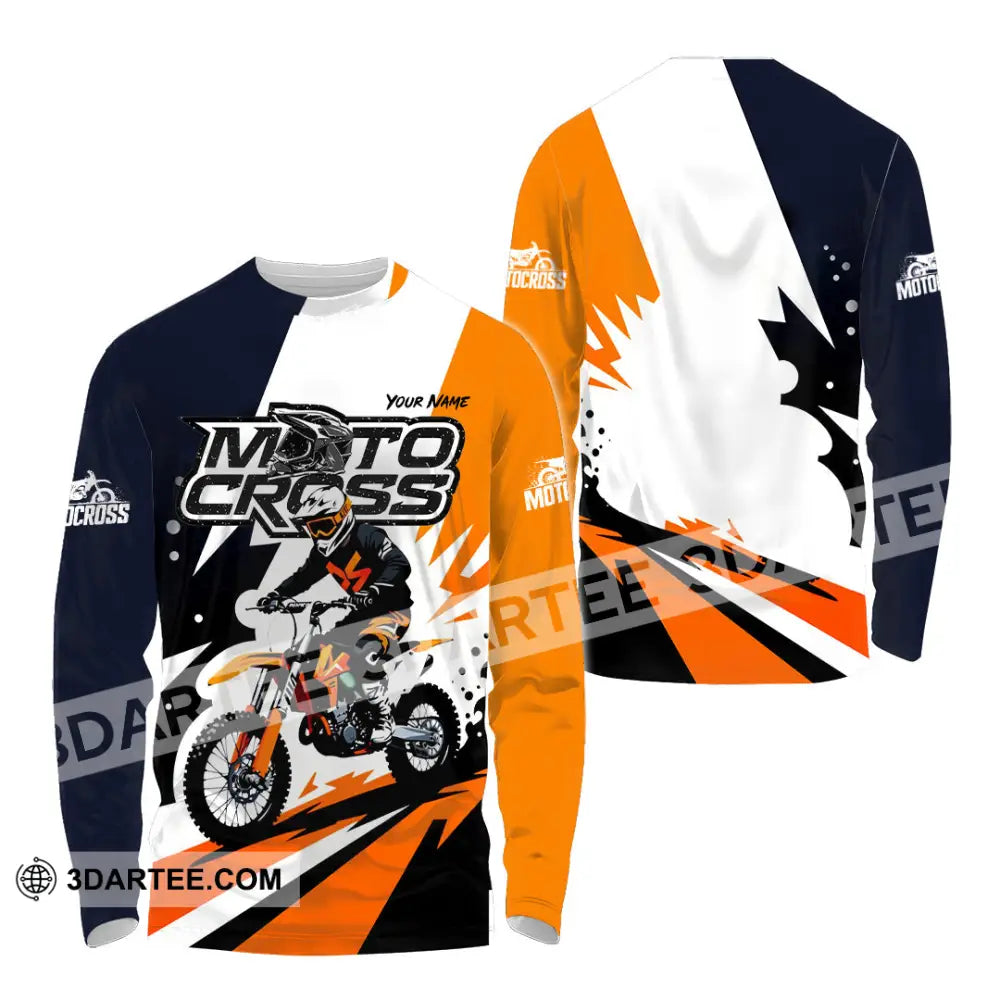 Unisex Shirt - Custom Motocross Shirt - Long Sleeve Shirt / S - T-shirt