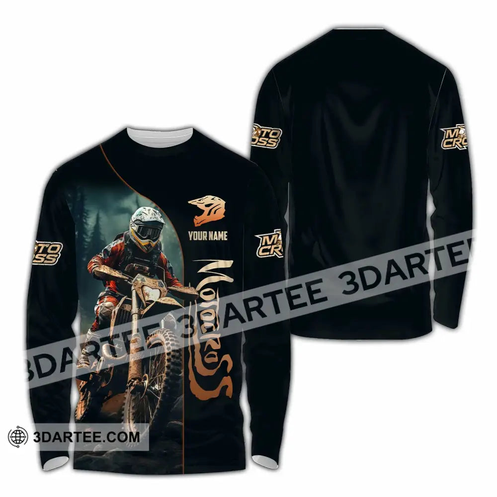 Unisex Shirt - Custom Motocross Shirt Long Sleeve Shirt / S T-shirt