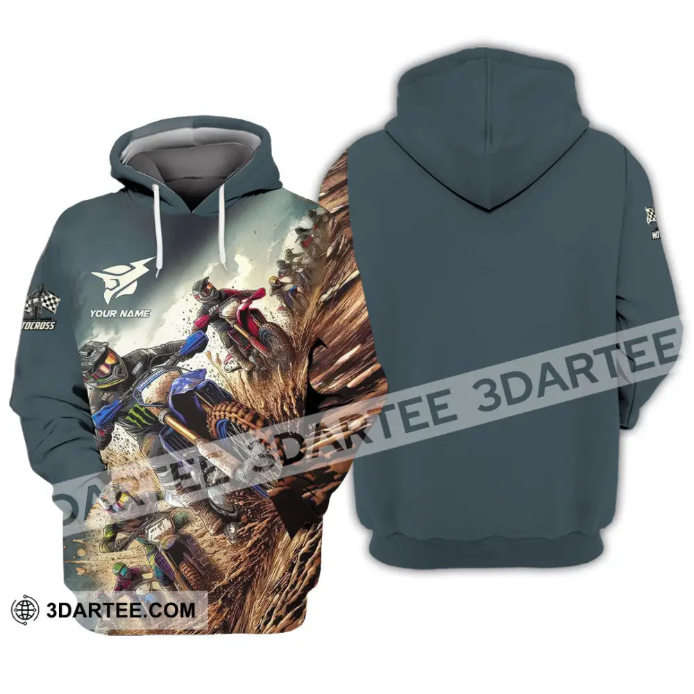 Unisex Shirt - Custom Motocross Player Shirt Hoodie / S T-shirt