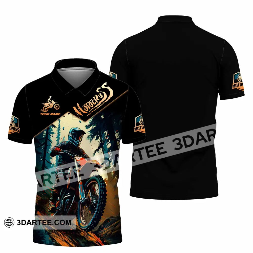 Unisex Shirt - Custom Motocross Shirt Polo Shirt / S T-shirt