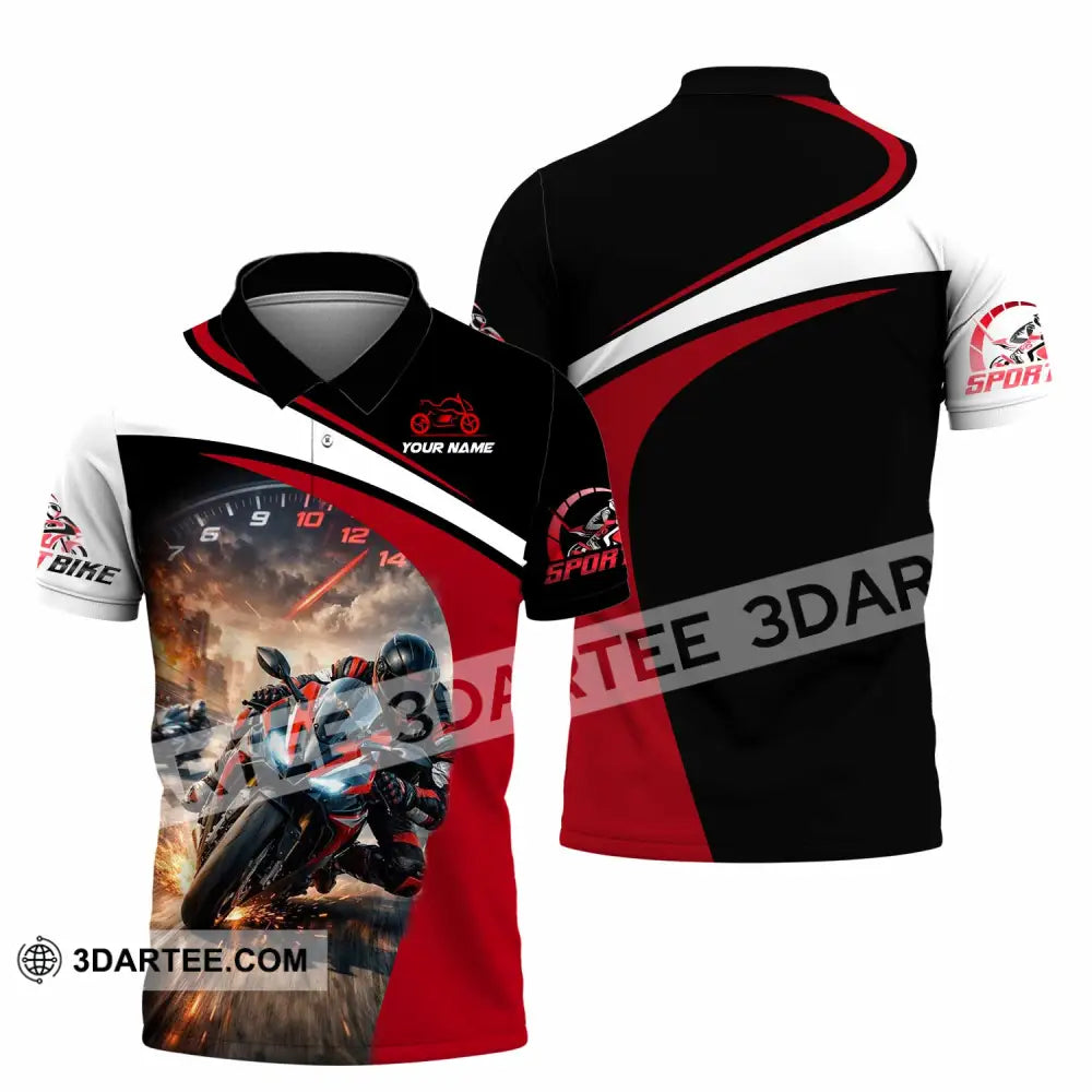 Unisex Shirt - Custom Motorbike Shirt - Polo Shirt / S - T-shirt