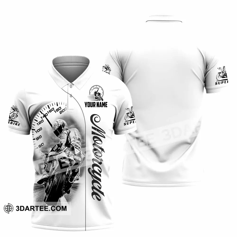 Unisex Shirt - Custom Motorcycle 3D Shirt Polo Shirt / S T-shirt