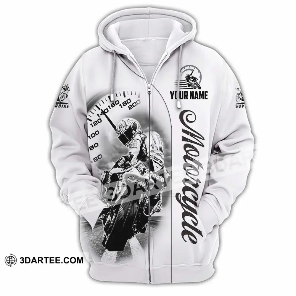 Unisex Shirt - Custom Motorcycle 3D Shirt Zipper Hoodie / S T-shirt