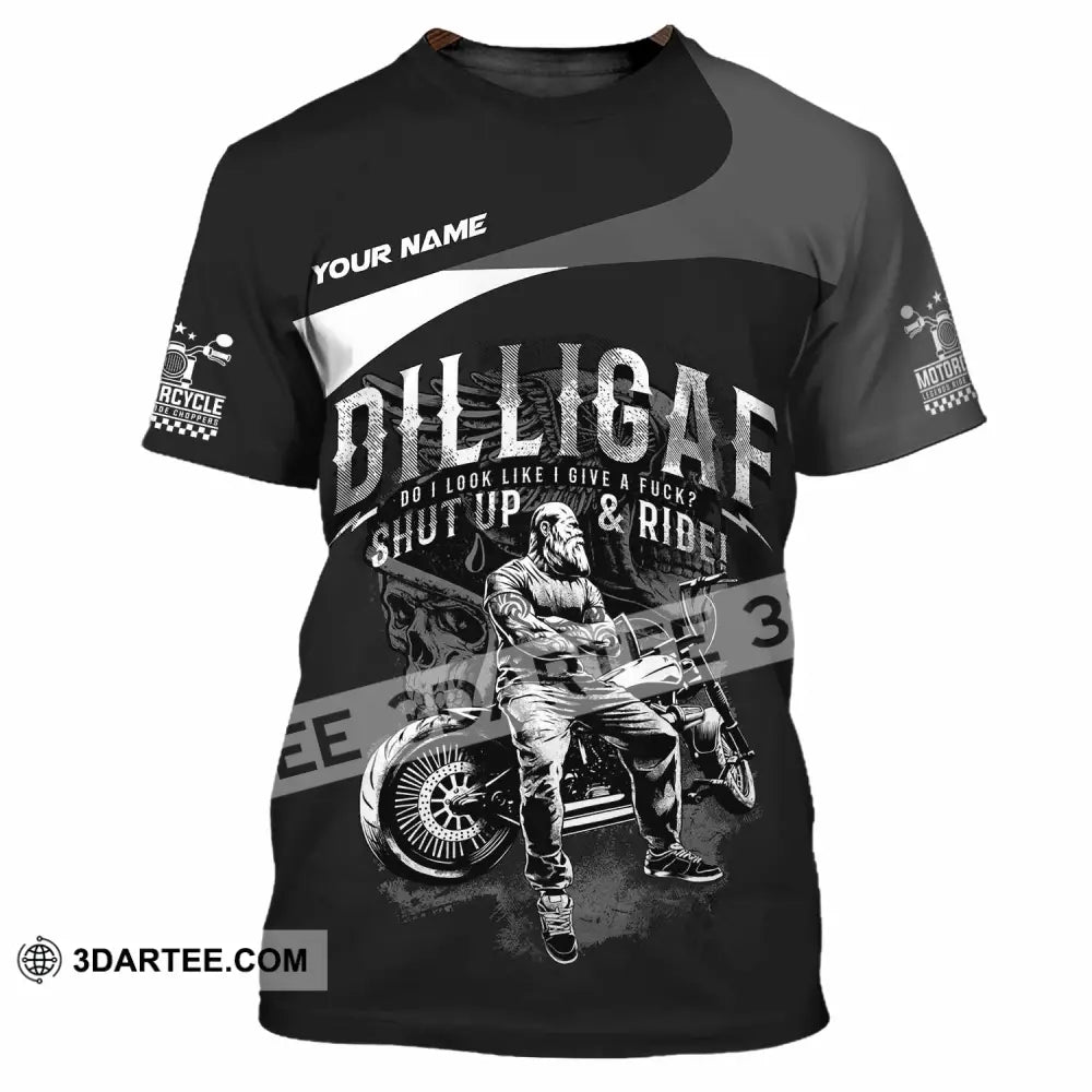 Unisex Shirt - Custom Motorcycle Do I Look Like I Do A Fxck Shut Up & Ride Shirt - T-Shirt / S - T-shirt