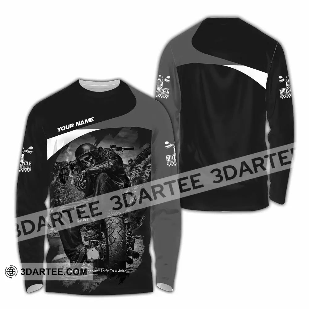 Unisex Shirt - Custom Motorcycle Shirt - Long Sleeve Shirt / S - T-shirt