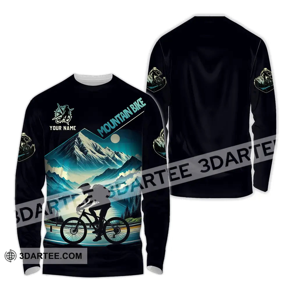 Unisex Shirt - Custom Mountain Bike 3D Shirt Long Sleeve Shirt / S T-shirt