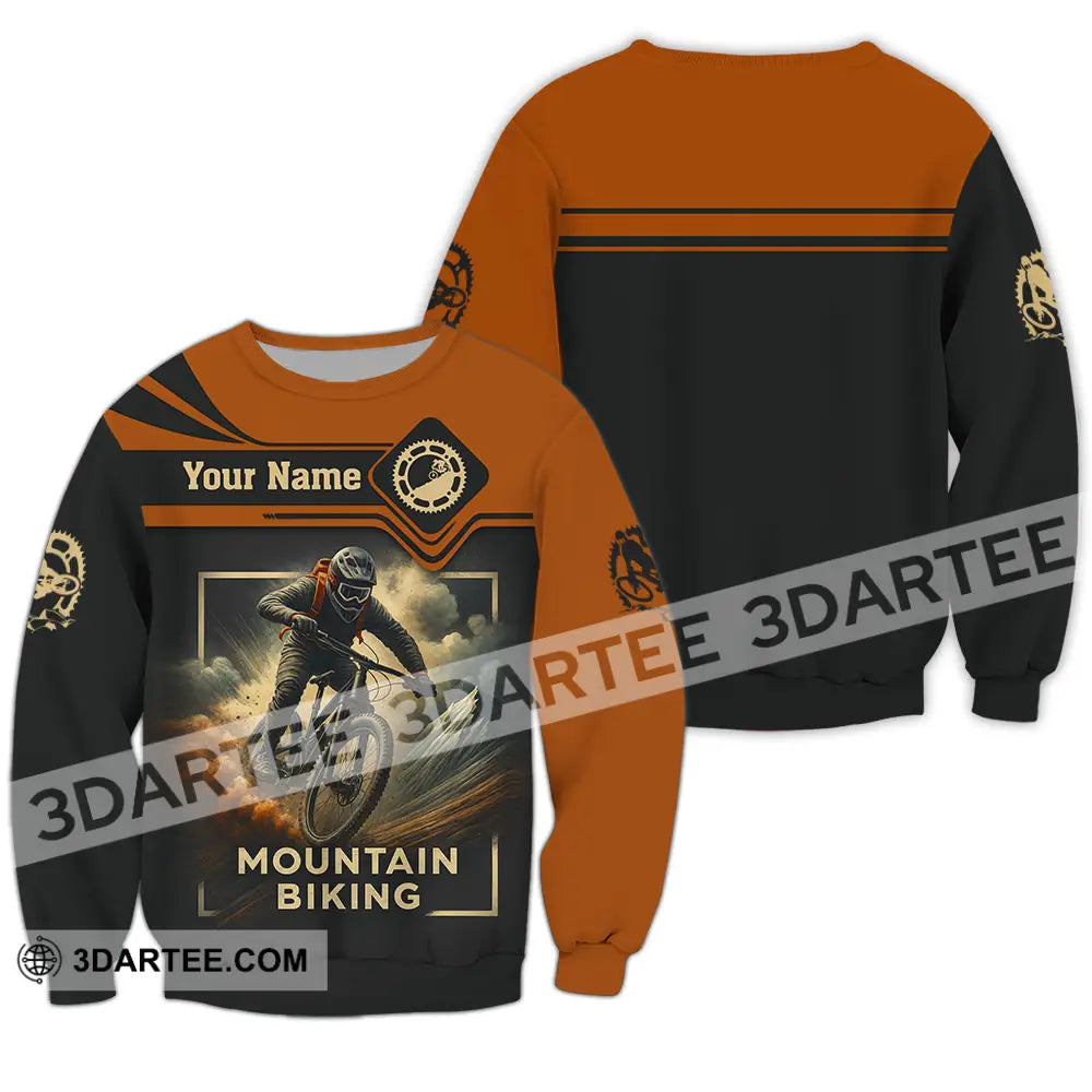 Unisex Shirt - Custom Mountain Bike Shirt Long Sleeve / S T-shirt