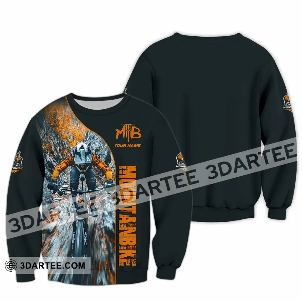 Unisex Shirt - Custom Mountain Bike Shirt Long Sleeve / S T-shirt