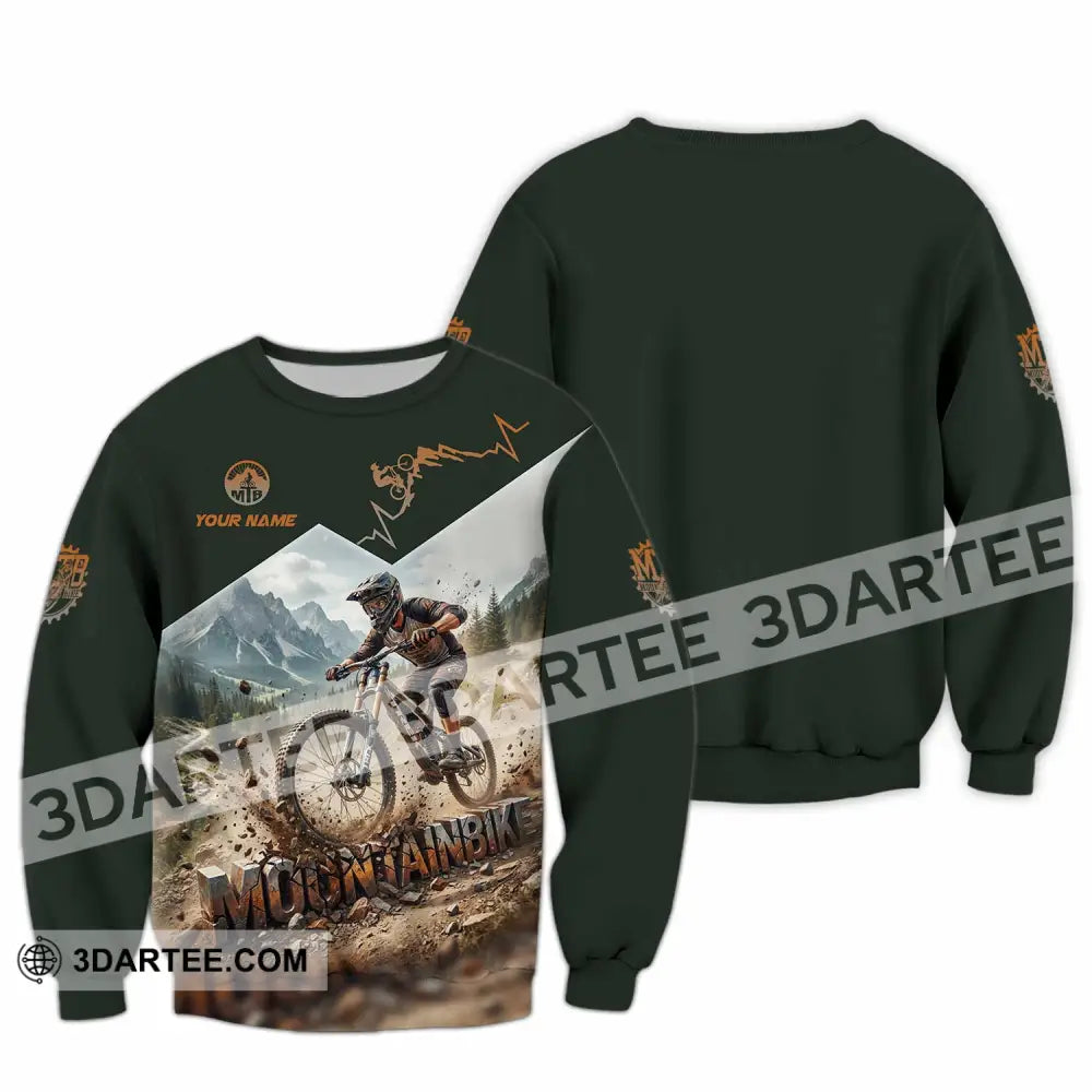 Unisex Shirt - Custom Mountain Bike Shirt - Long Sleeve / S - T-shirt