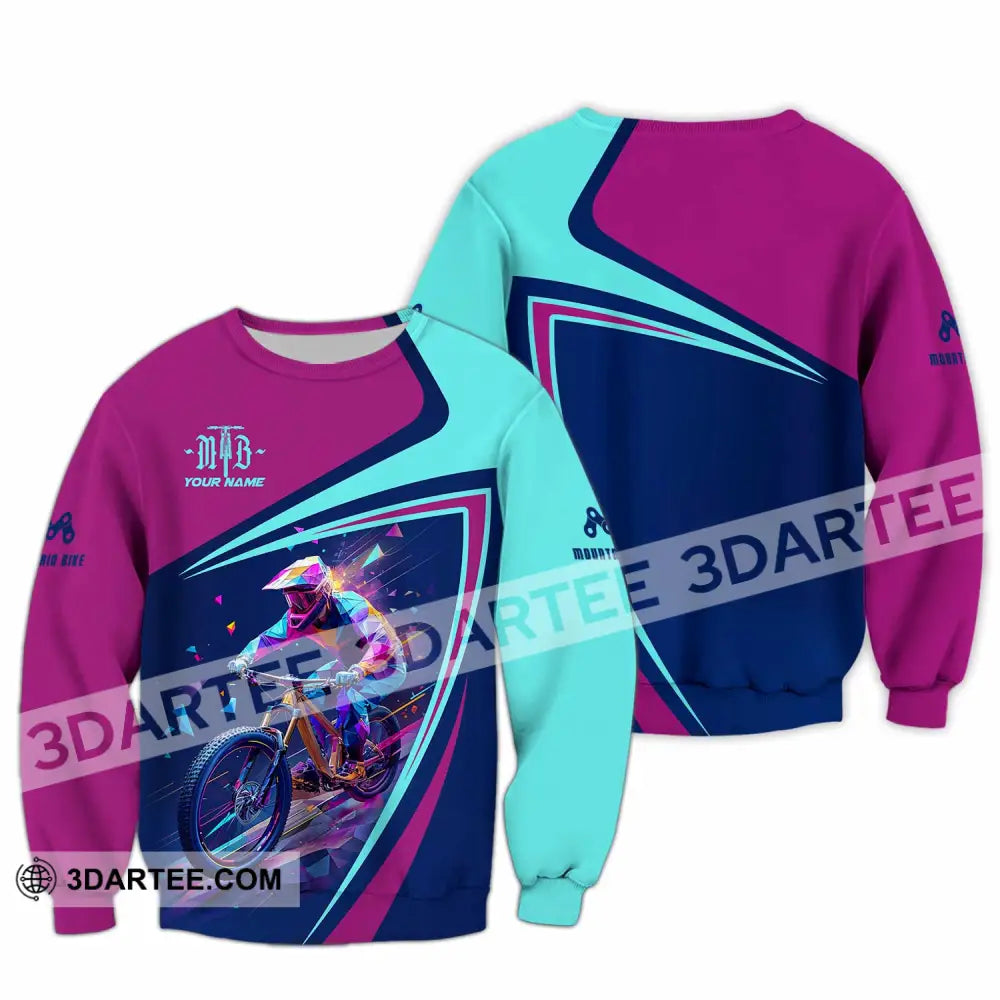 Unisex Shirt - Custom Mountain Bike Shirt Long Sleeve / S T-shirt