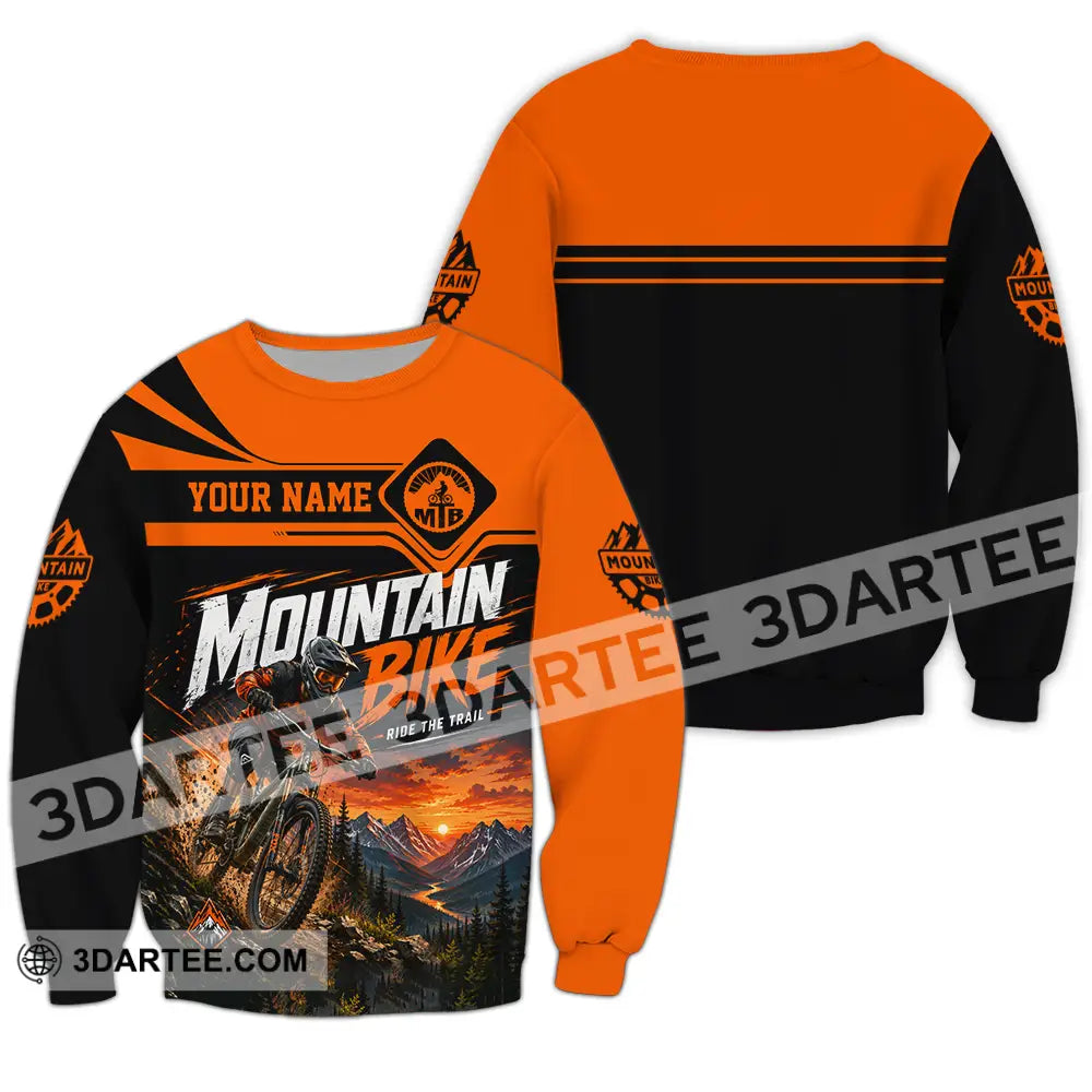 Unisex Shirt - Custom Mountain Bike Shirt - Long Sleeve / S - T-shirt