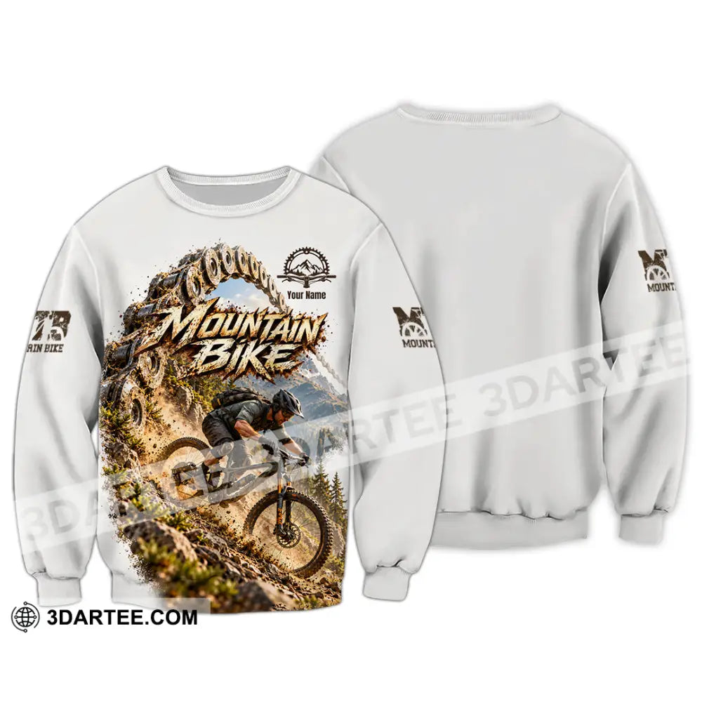 Unisex Shirt - Custom Mountain Bike Shirt - Long Sleeve / S - T-shirt