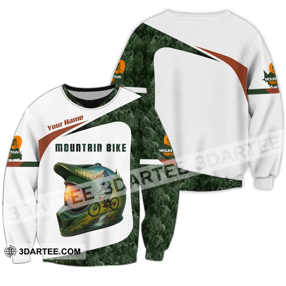 Unisex Shirt - Custom Mountain Bike Shirt Long Sleeve / S T-shirt