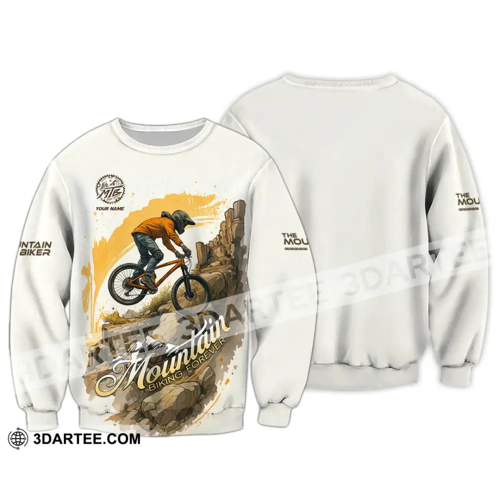 Unisex Shirt - Custom Mountain Bike Shirt Long Sleeve / S T-shirt