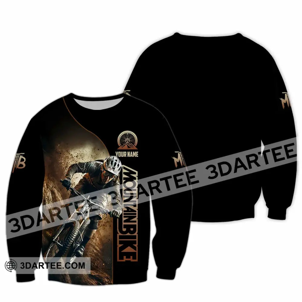 Unisex Shirt - Custom Mountain Bike Shirt Long Sleeve / S T-shirt