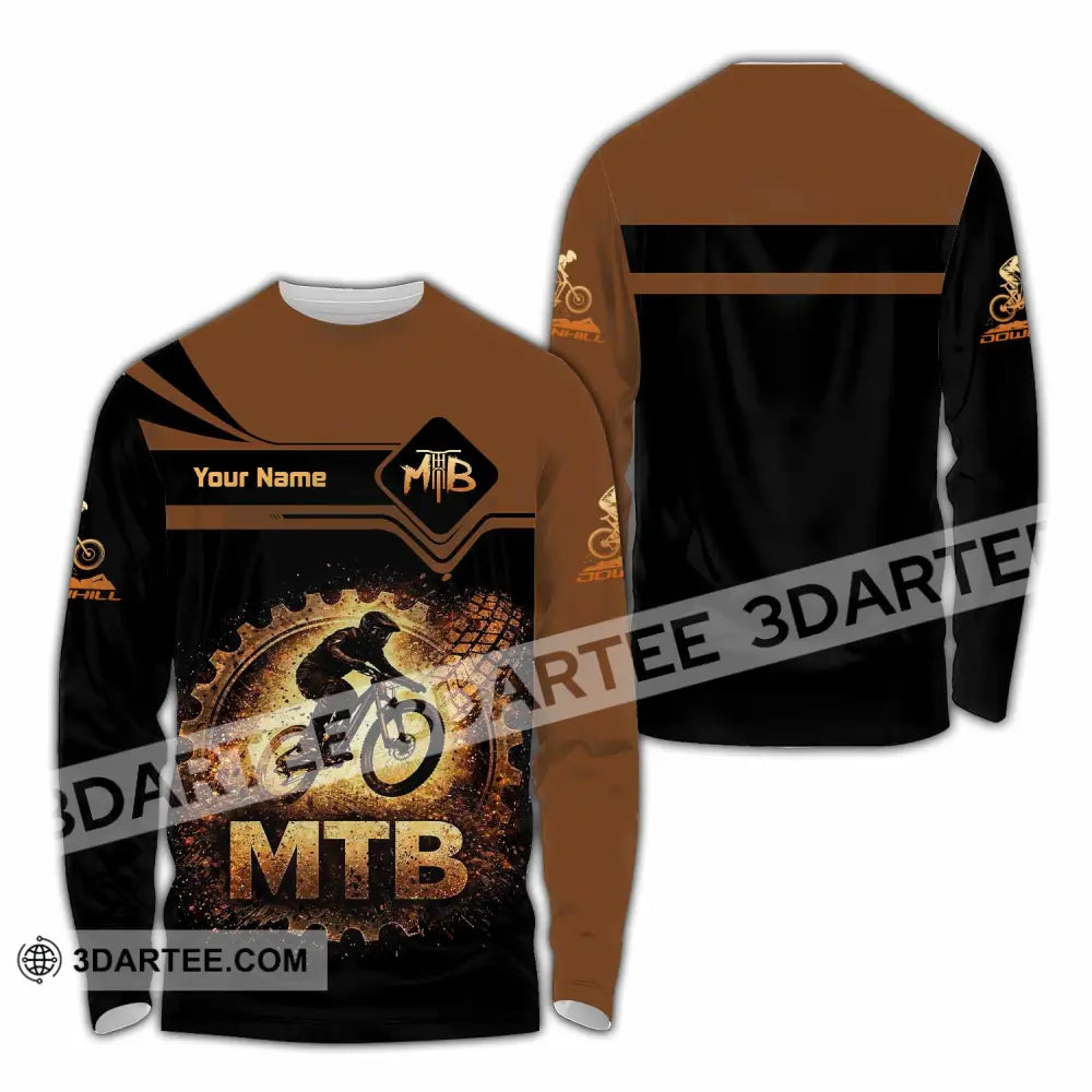 Unisex Shirt - Custom Mountain Bike Shirt - Long Sleeve Shirt / S - T-shirt