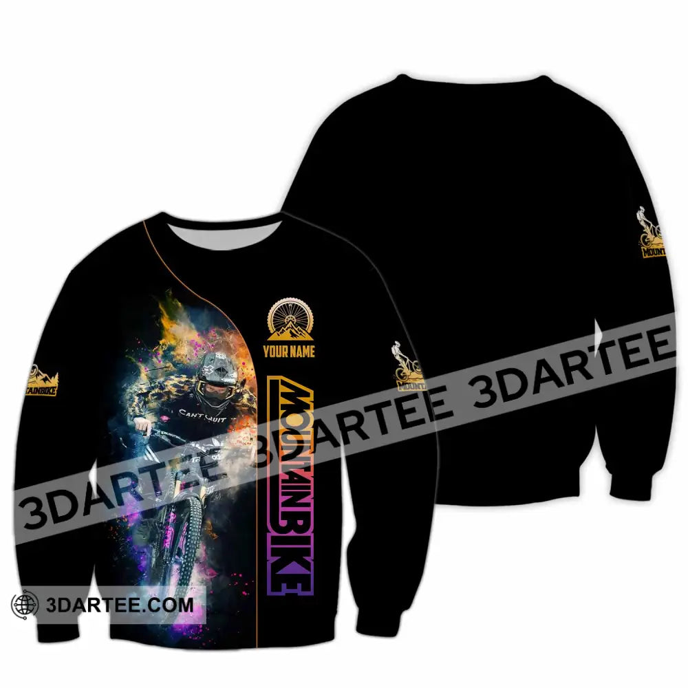 Unisex Shirt - Custom Mountain Bike Shirt Long Sleeve / S T-shirt