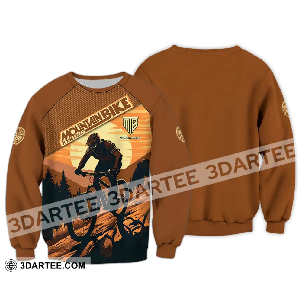 Unisex Shirt Custom Mountain Bike Shirt Long Sleeve / S T shirt