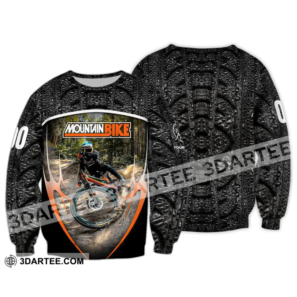 Unisex Shirt - Custom Mountain Bike Shirt Long Sleeve / S T-shirt