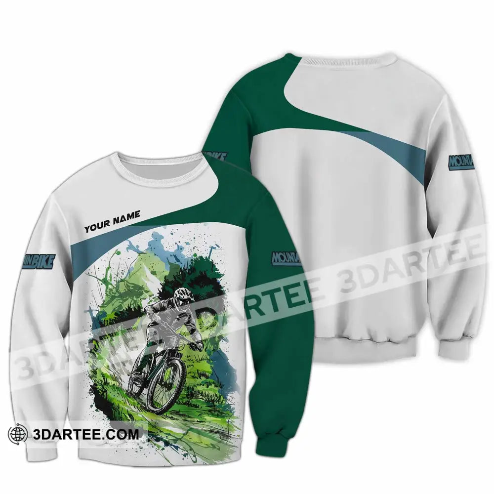 Unisex Shirt - Custom Mountain Bike MTB Shirt Long Sleeve / S T-shirt