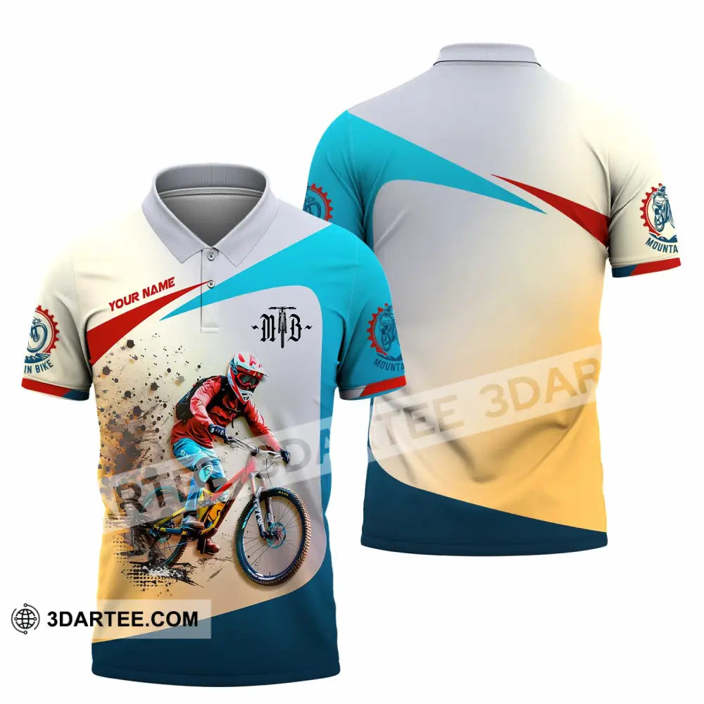 Unisex Shirt - Custom Mountain Bike MTB Shirt Polo Shirt / S T-shirt