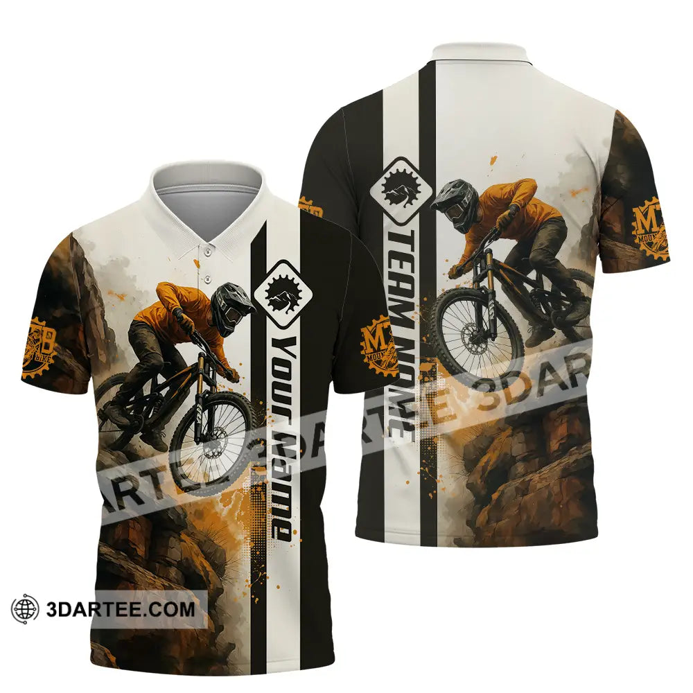 Unisex Shirt - Custom Mountain Bike Shirt Polo Shirt / S T-shirt