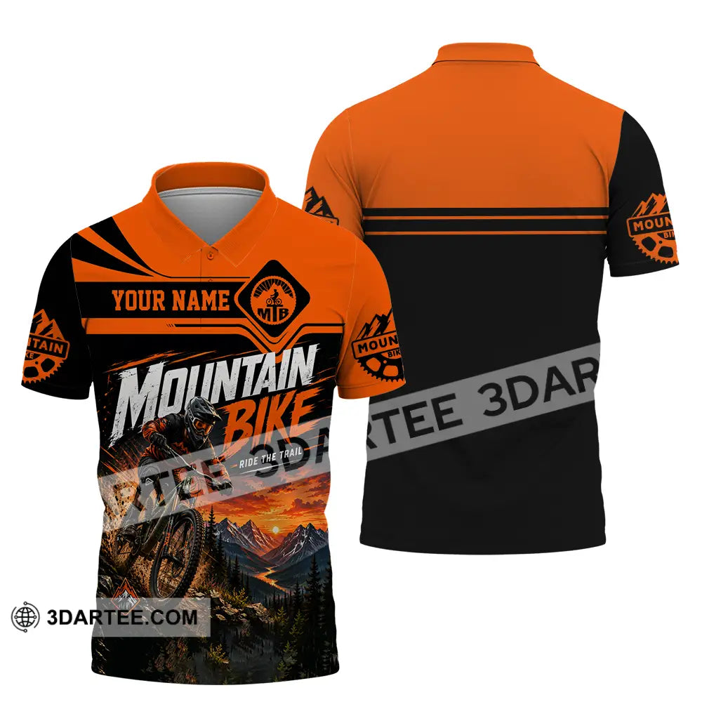 Unisex Shirt - Custom Mountain Bike Shirt - Polo Shirt / S - T-shirt
