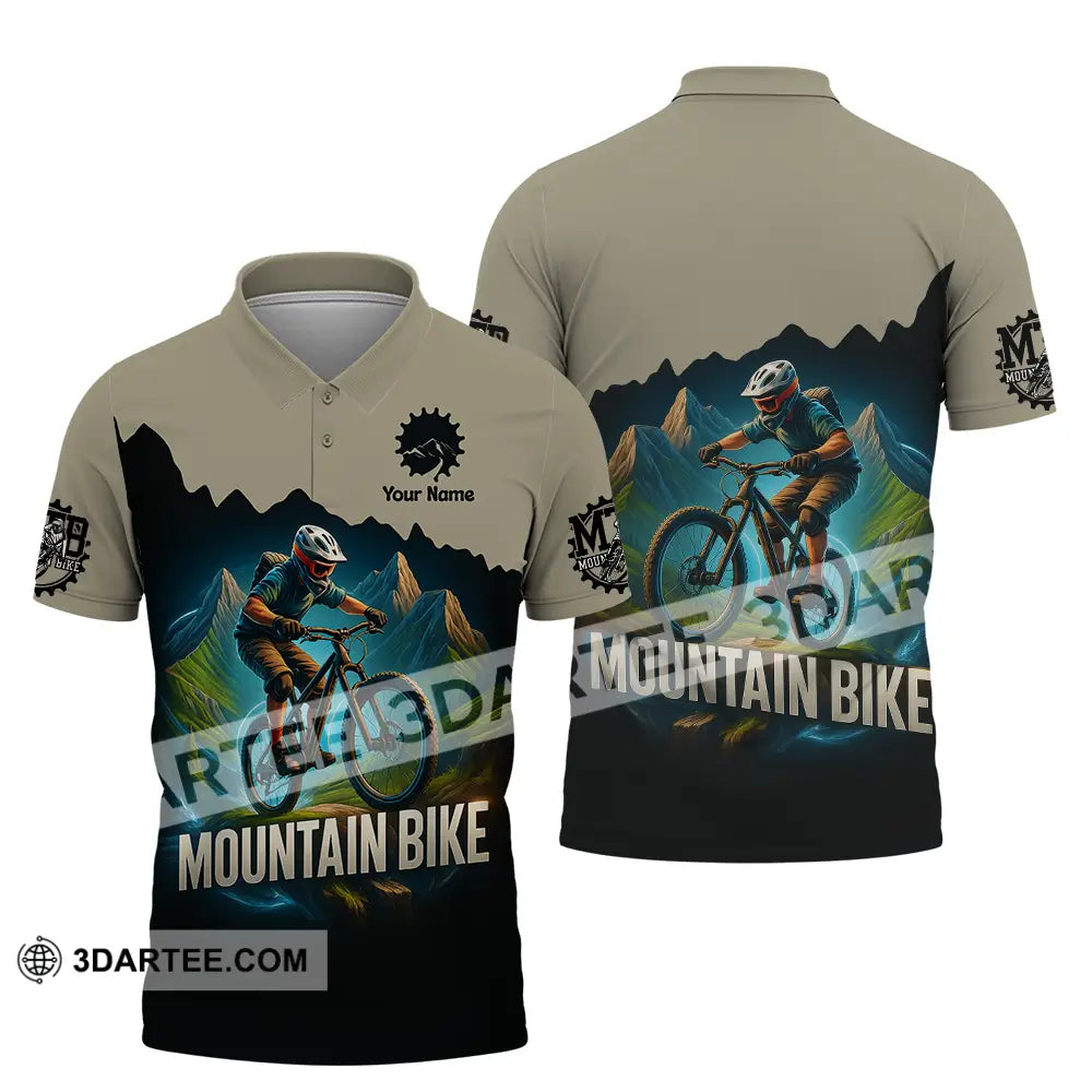 Unisex Shirt - Custom Mountain Bike Shirt Polo Shirt / S T-shirt