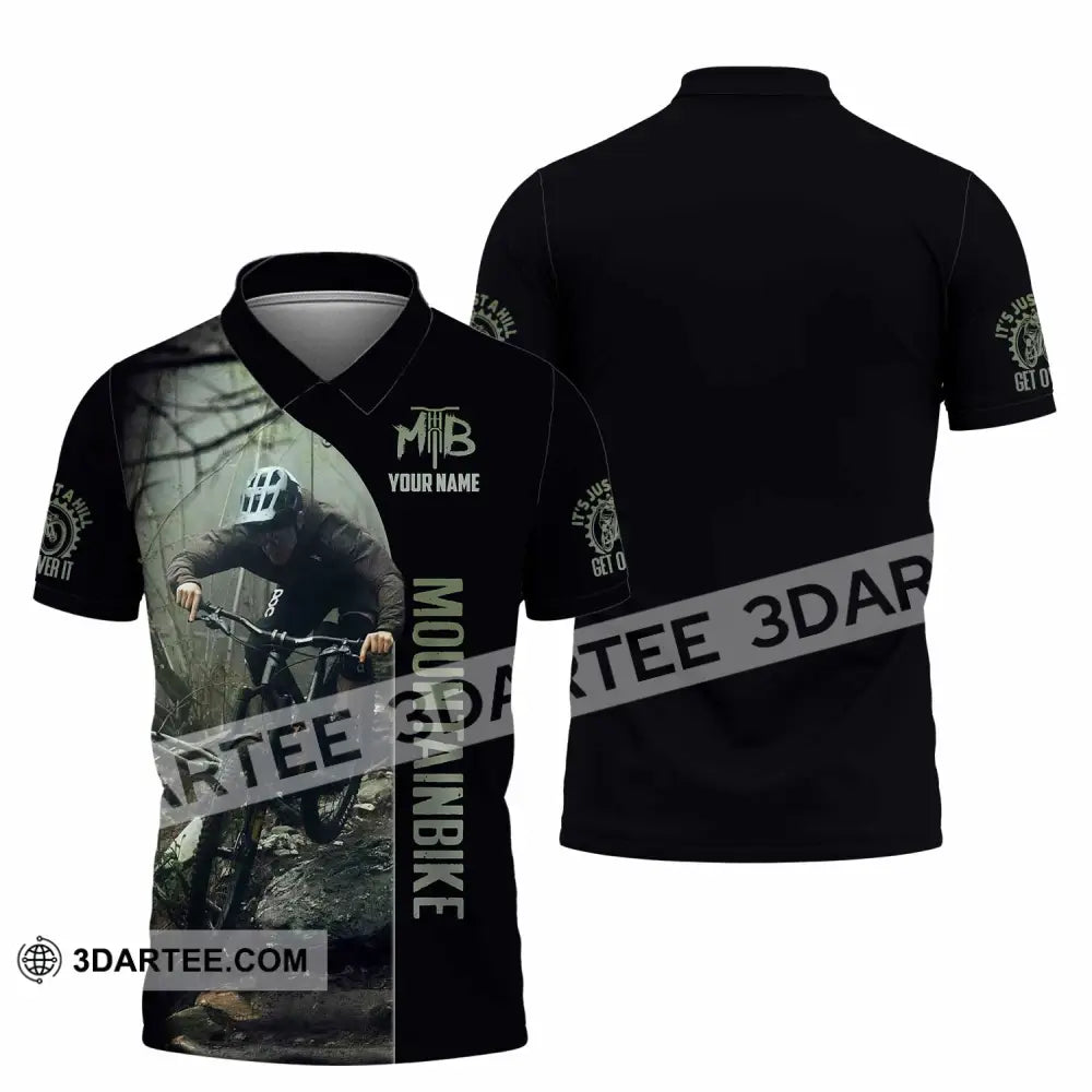 Unisex Shirt - Custom Mountain Bike Shirt Polo Shirt / S T-shirt