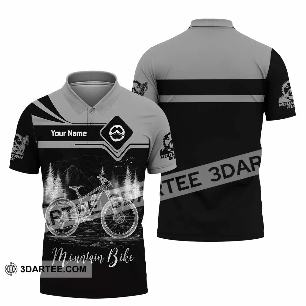 Unisex Shirt - Custom Mountain Bike Shirt - Polo Shirt / S - T-shirt