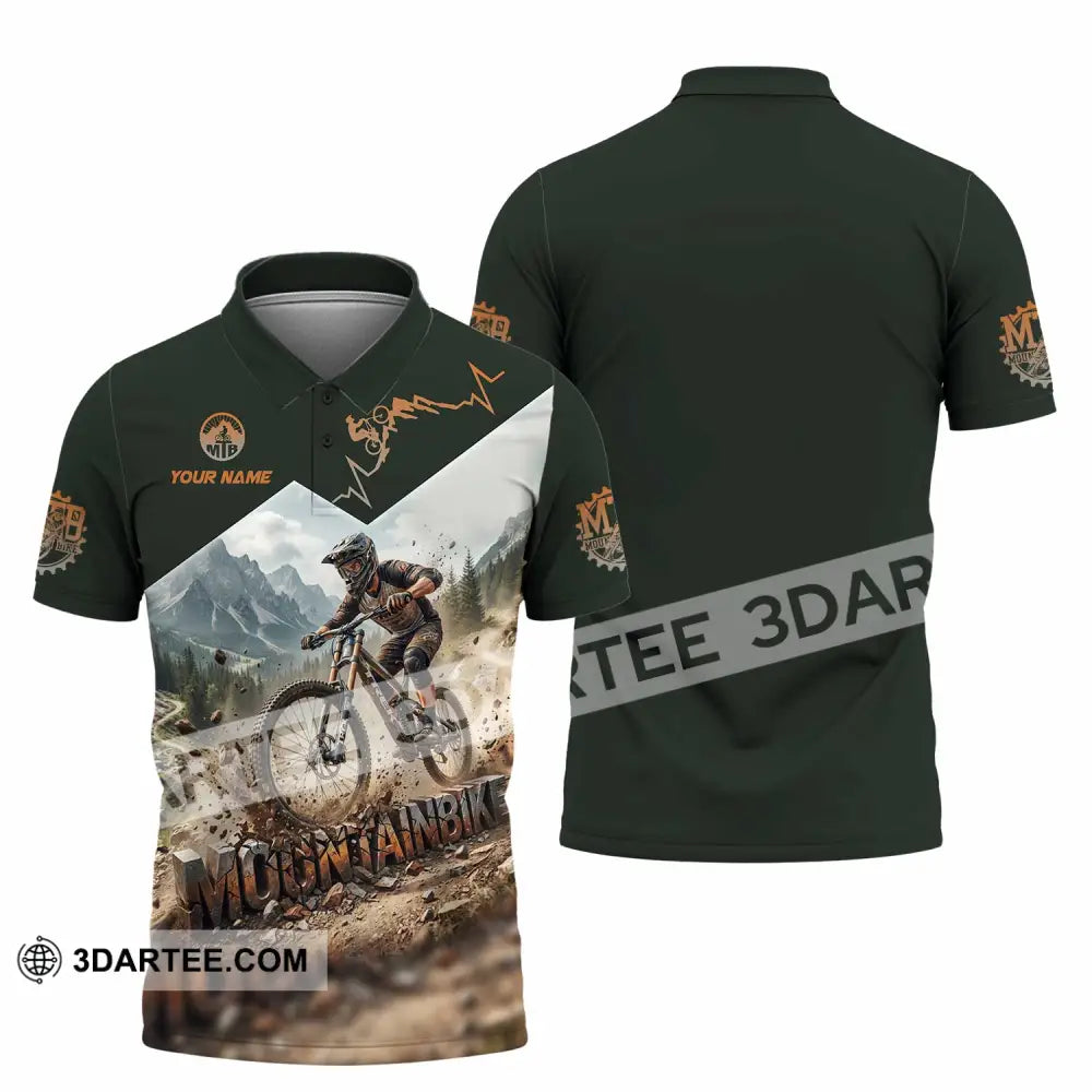 Unisex Shirt - Custom Mountain Bike Shirt - Polo Shirt / S - T-shirt