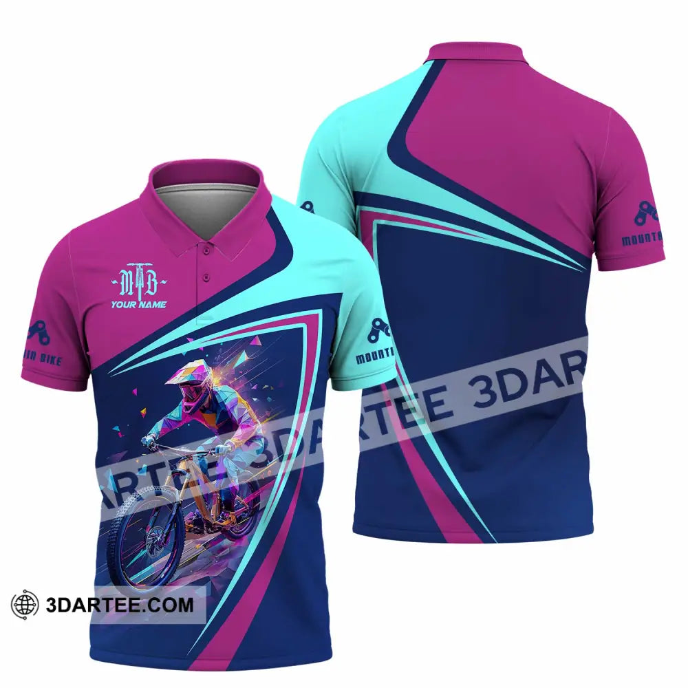 Unisex Shirt - Custom Mountain Bike Shirt Polo Shirt / S T-shirt