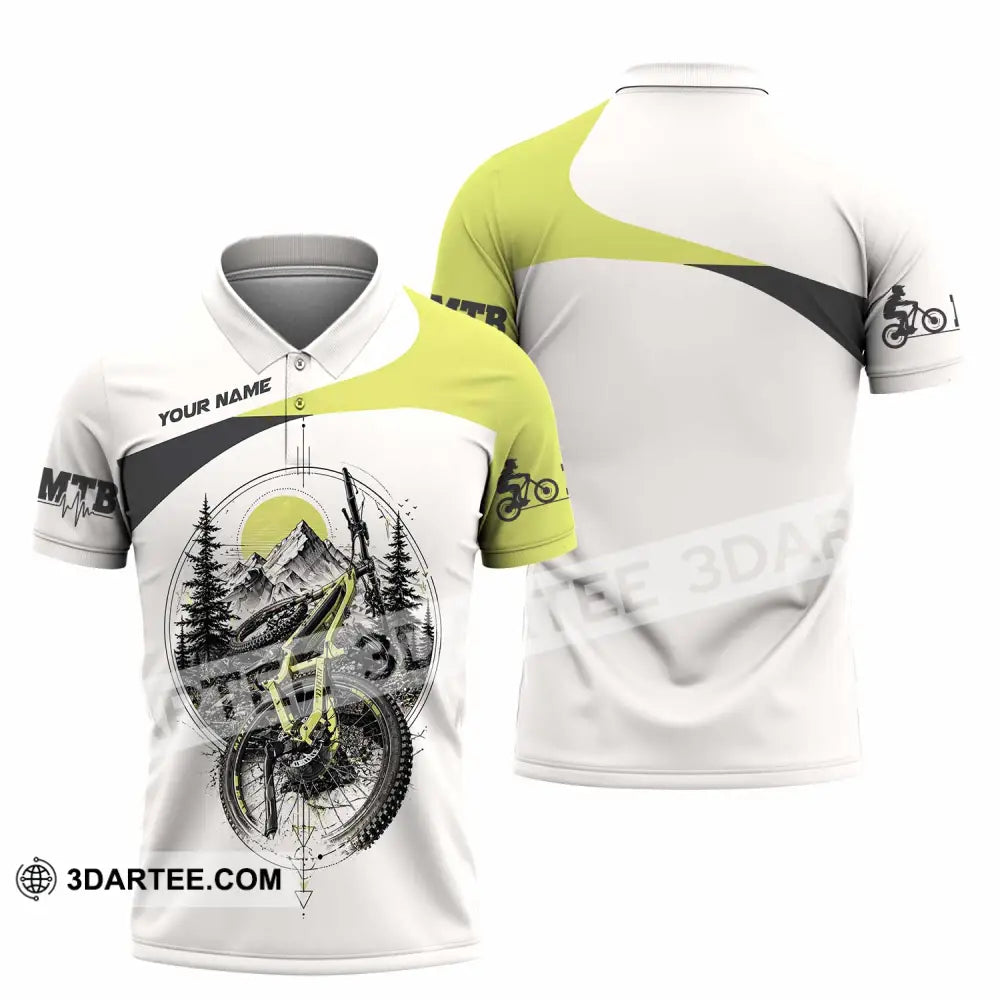 Unisex Shirt - Custom Mountain Bike Shirt - Polo Shirt / S - T-shirt